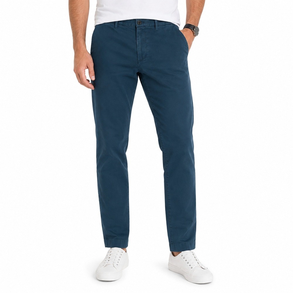 J.Crew Flex Chino Pants Mens 36x30 Teal Blue Slim Fit BZ109 Stretch
